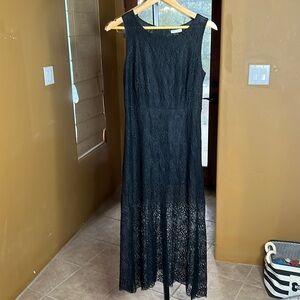 Joie Clair Made In Italy Free Mood Black Lace Dress Size Medium